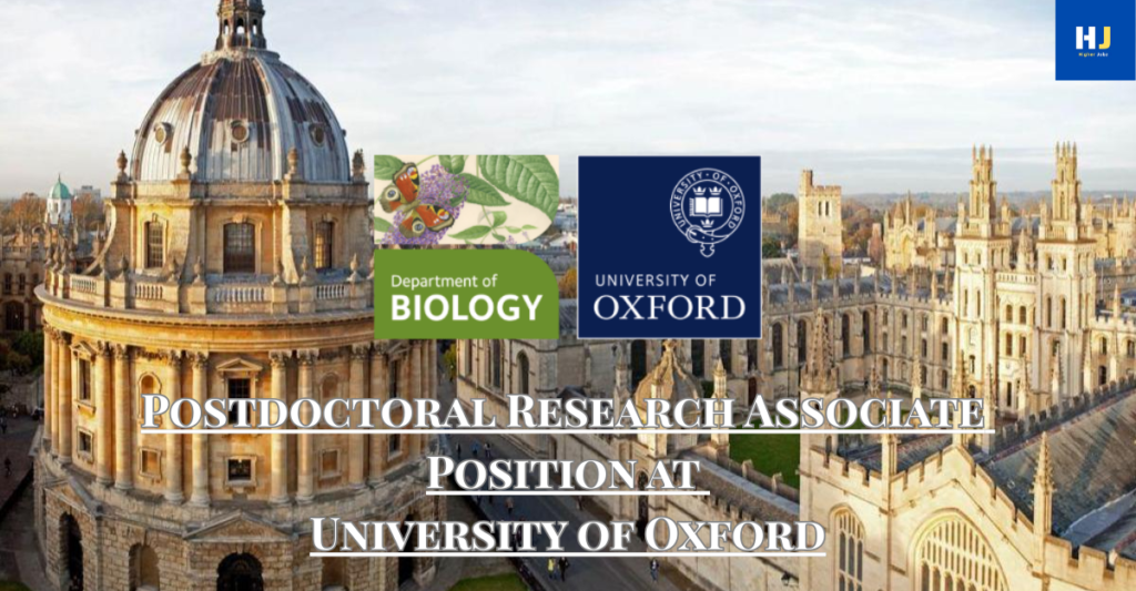 Apply for Postdoctoral Research Associate in Microbiology and Bioinformatics at University of Oxford, UK – Deadline May 2, 2025