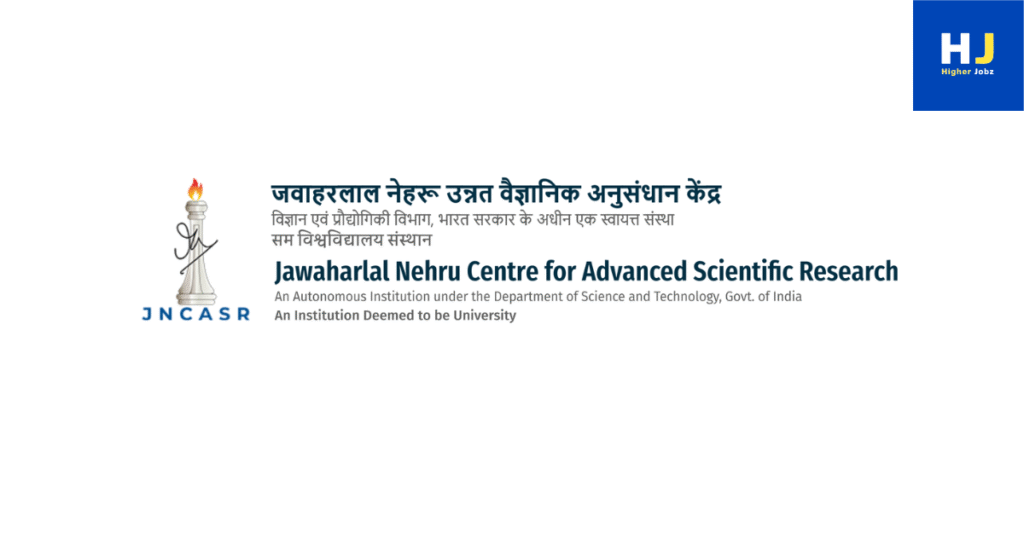 JNCASR academic jobs – PhD, postdoctoral, research associate, Project Associate, scientist, and faculty positions in Bengaluru, India