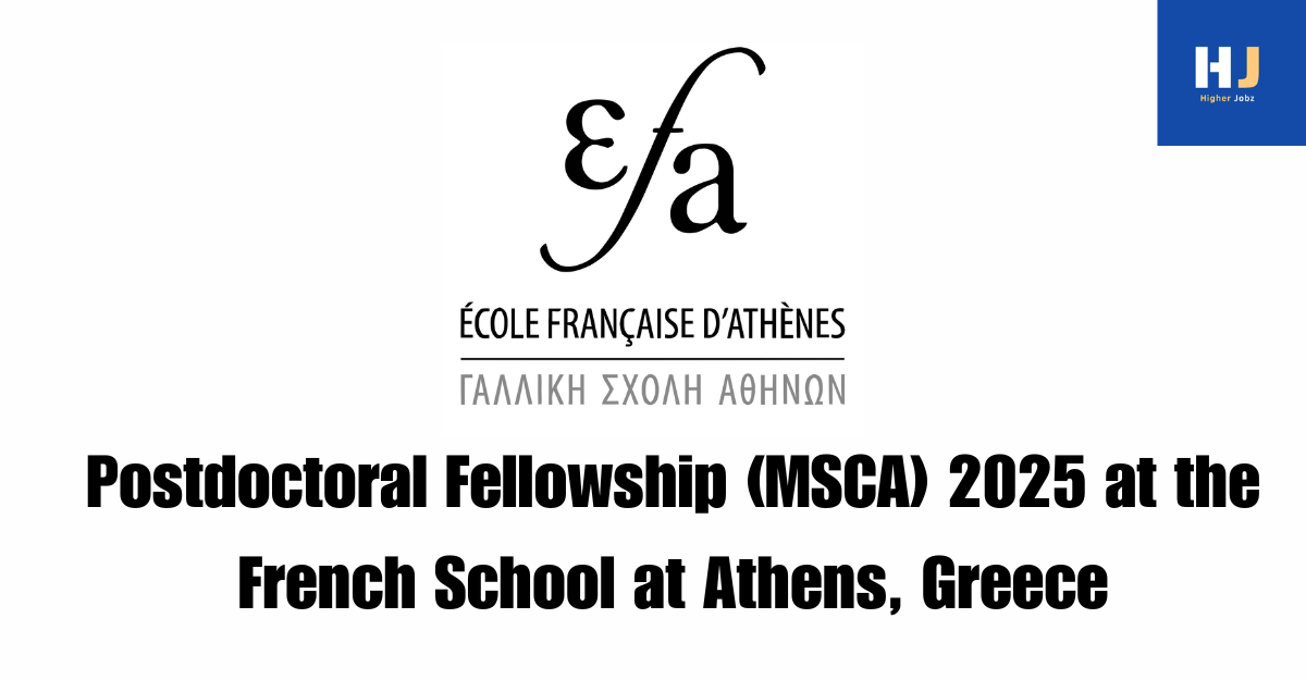 Postdoctoral researcher working in ancient ruins at the French School at Athens