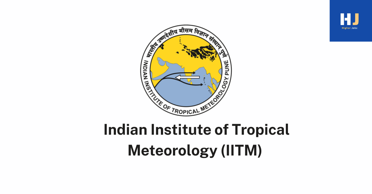 PhD Admissions at IITM Pune – Research in Weather and Climate Sciences under AcSIR August 2025