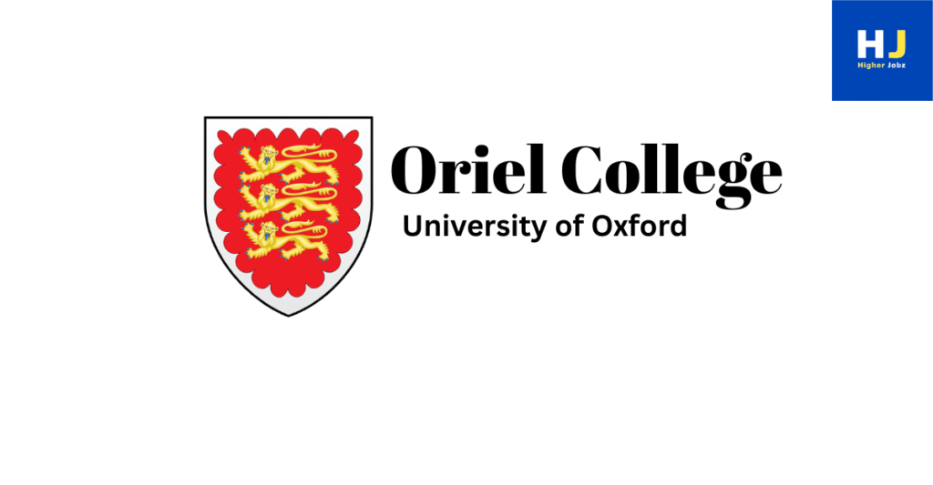 Sir John Elliott Junior Research Fellowship in History at Oriel College, University of Oxford - Research Opportunity 1500-1800
