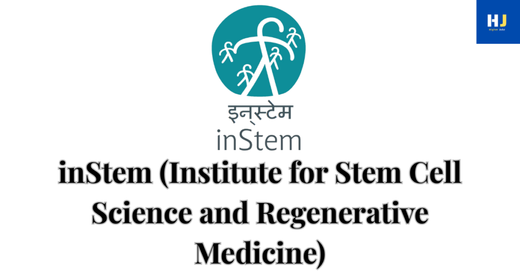 Academic jobs at inStem including PhD, postdoc, faculty, research associate, research assistant, professor, project roles, and university research positions.