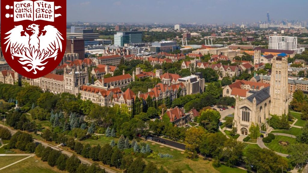 Postdoctoral researcher teaching anatomy at University of Chicago using lab equipment and anatomical models