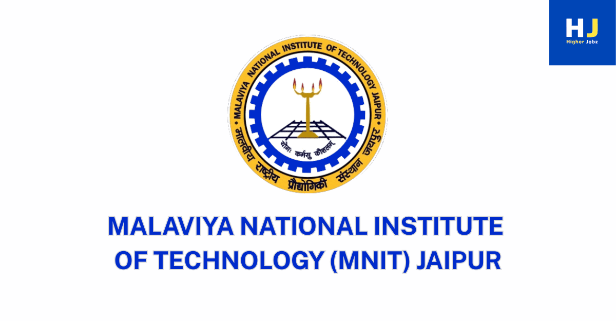 Research Positions in Social Science at MNIT Jaipur under ICSSR Project on Circular Economy and SDGs