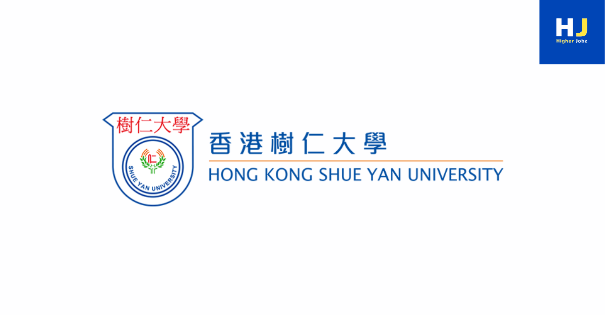 Full-time Professor of History position at Hong Kong Shue Yan University, Hong Kong