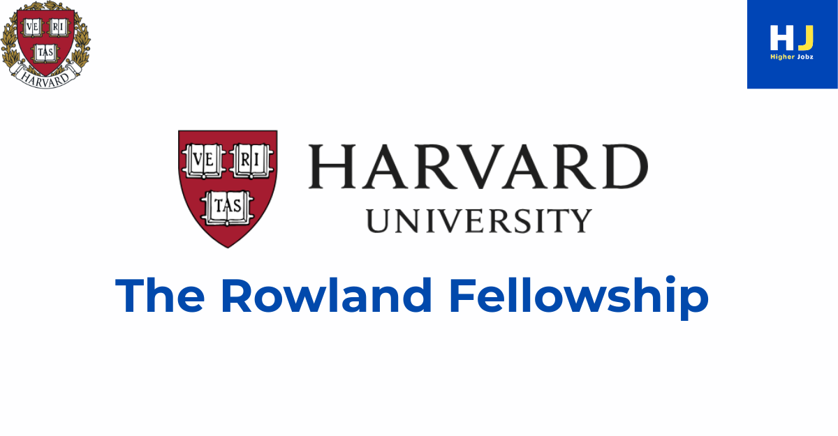 Rowland Fellowship at Rowland Institute, Harvard University, Cambridge, USA