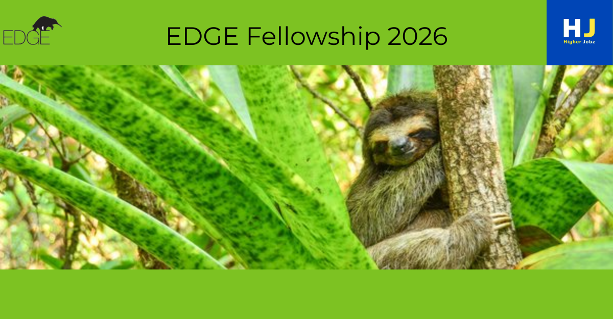 EDGE Fellowship 2026 at Zoological Society of London (ZSL), United Kingdom