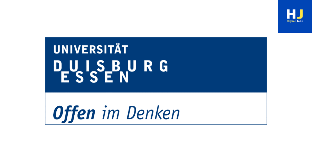 Academic fellowships, PhD positions, postdocs, faculty jobs, and research opportunities at University of Duisburg-Essen