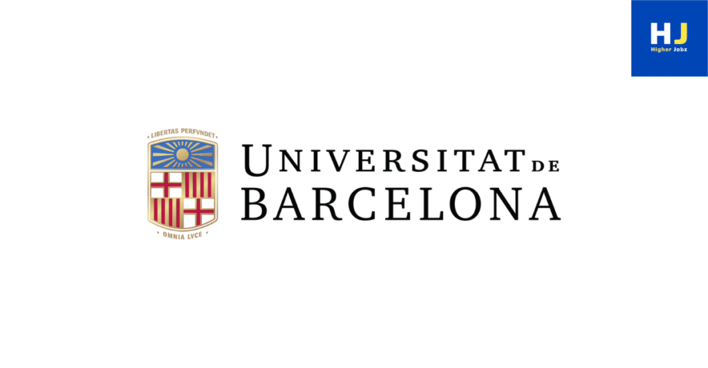 Academic opportunities at University of Barcelona including fellowships, PhD, postdoc, faculty, research assistant, associate, and professor positions