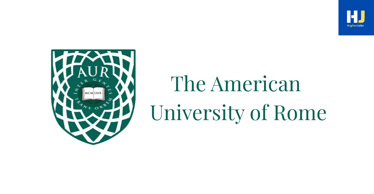 The American University of Rome academic opportunities – faculty, postdoctoral, PhD, JRF/SRF, research assistant, research associate, professor, fellowships, scholarships, and university jobs in archaeology, cultural heritage, humanities, and more.