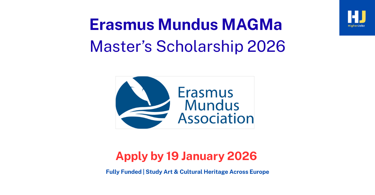 Fully Funded Erasmus Mundus MAGMa Master’s Scholarship 2026 – Study Art and Cultural Heritage in Europe