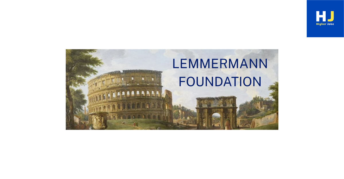 Fondazione Lemmermann scholarships in Rome, Italy for Master’s and PhD students in Classical Studies, Humanities, Archaeology, History, and Art History. Opportunità di ricerca per studenti magistrali e dottorato in Studi Classici e Umanistici a Roma, Italia.