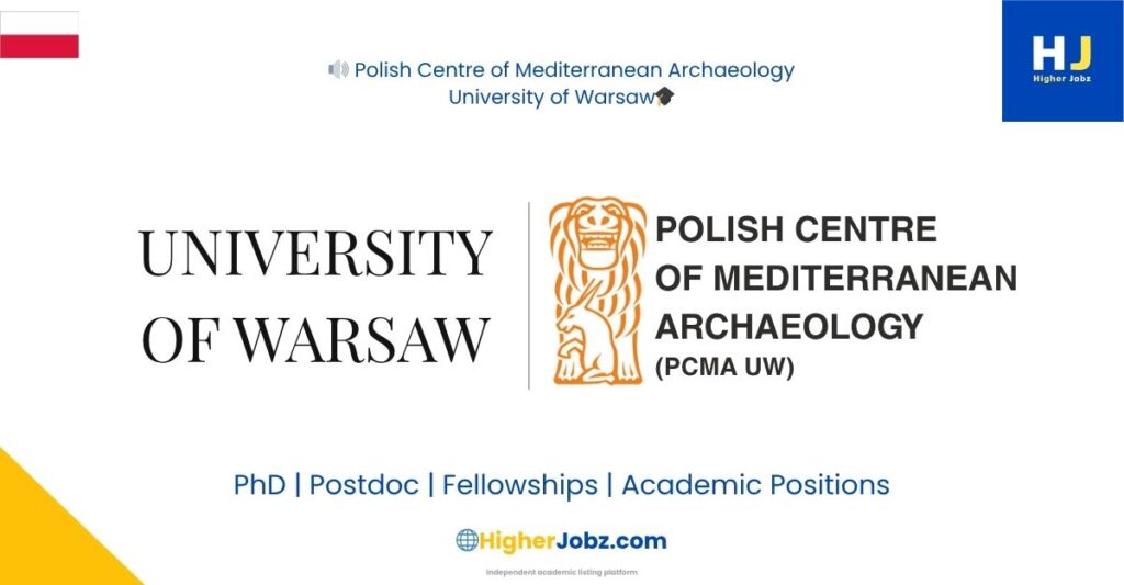 PCMA UW Poland postdoctoral archaeology research jobs, funded projects, fellowships and academic research opportunities