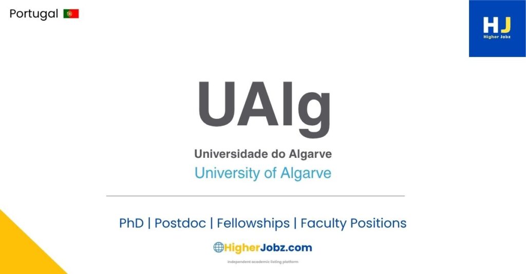 University of Algarve Portugal research jobs, fellowships, PhD, postdoc, faculty, academic positions and scholarships opportunities