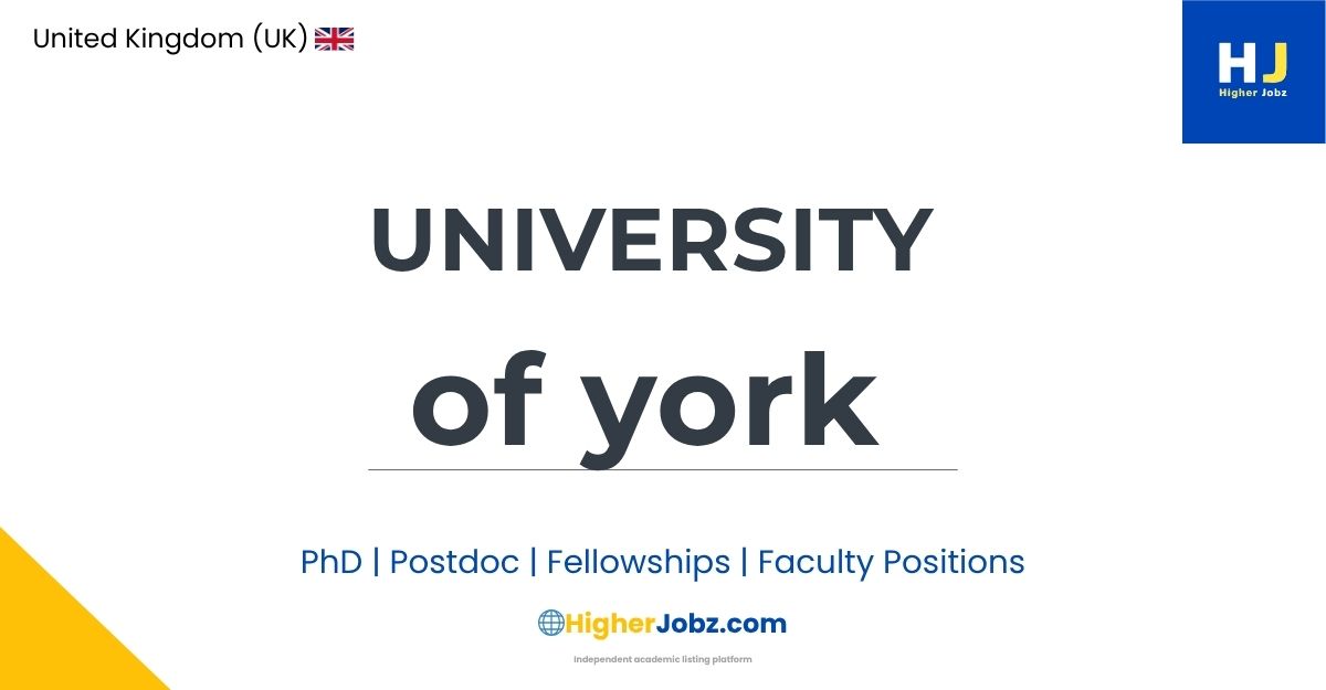 Postdoctoral Research Associate Position in Archaeological Science – University of York, York, United Kingdom | Apply by 13 May 2026