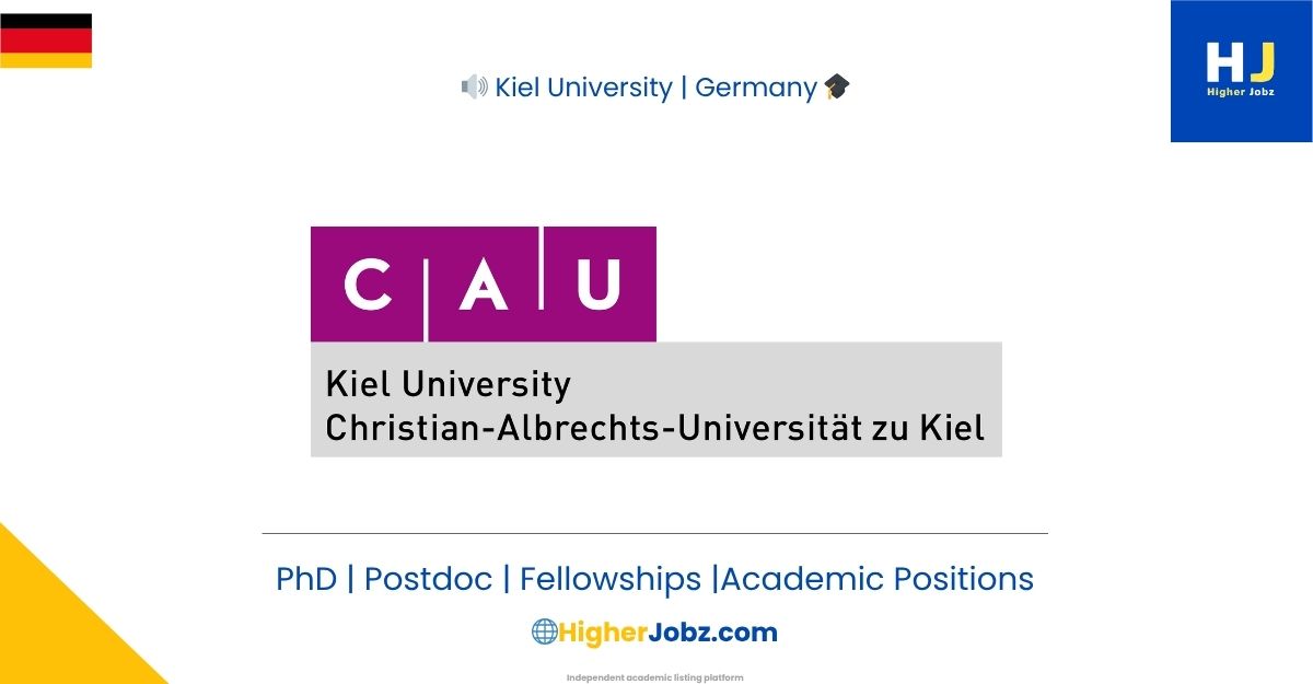 Kiel University Germany academic jobs, PhD, postdoctoral fellowships, faculty and research opportunities