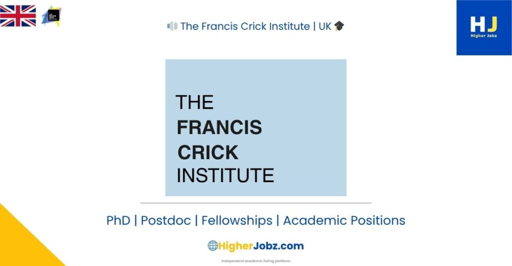 Senior Laboratory Research Scientist – Ancient Genomics Job at Francis Crick Institute, London
