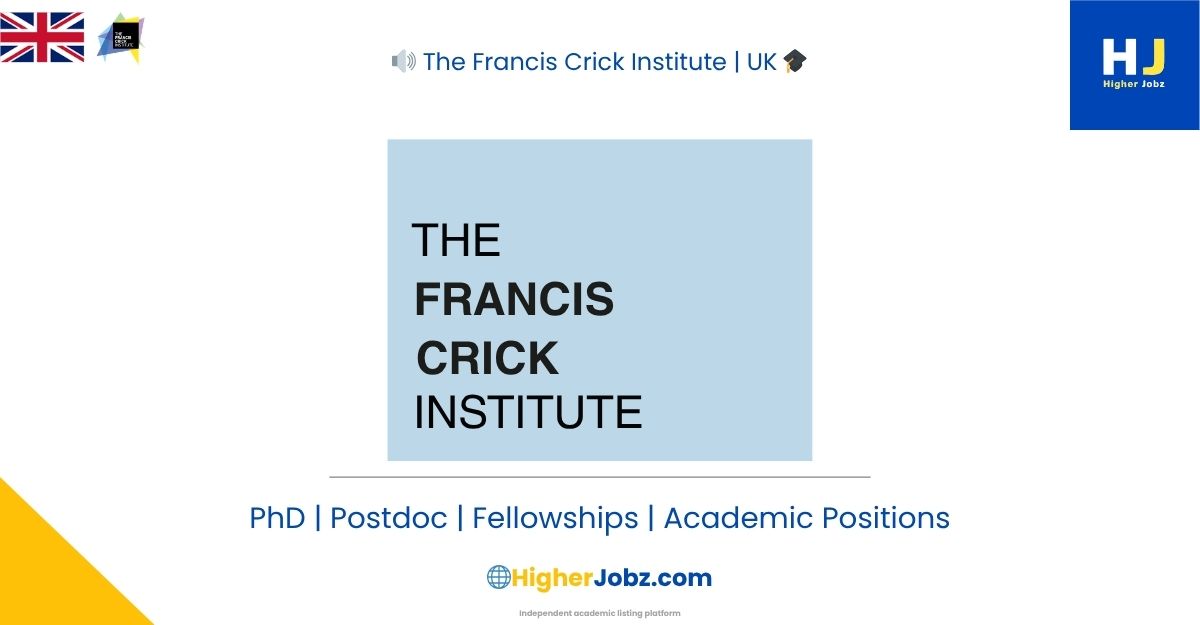 Senior Laboratory Research Scientist – Ancient Genomics Job at Francis Crick Institute, London