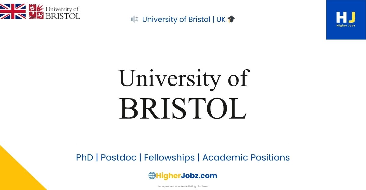 University of Bristol, United Kingdom academic jobs, fellowships, PhD, postdoctoral, Lecturer Positions, faculty and research opportunities