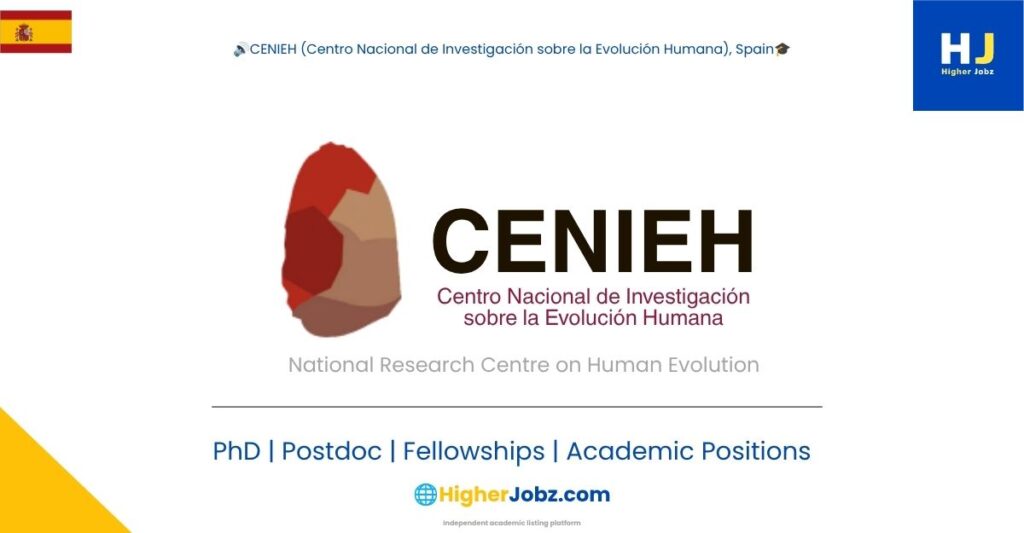 CENIEH Spain research institute offering PhD postdoctoral fellowships and archaeology research opportunities in human evolution