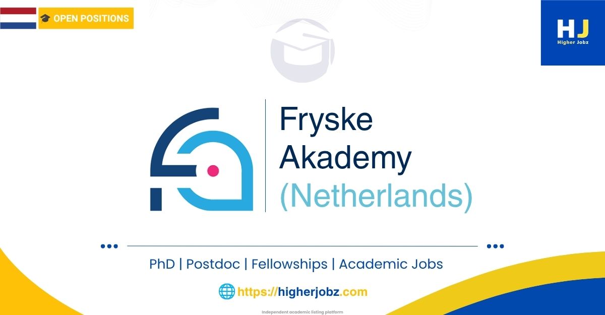 Fryske Akademy, Netherlands research jobs, fellowships, PhD, postdoctoral and academic opportunities