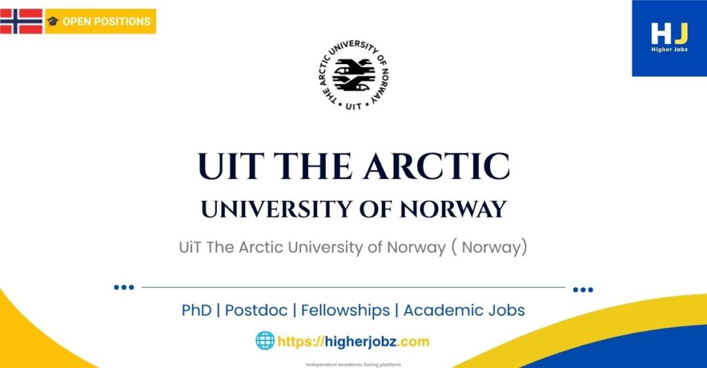 UiT The Arctic University of Norway, Norway academic jobs, PhD scholarships, postdoctoral fellowships, faculty positions, research careers