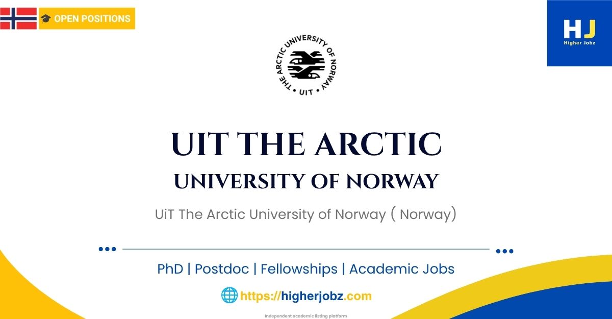 UiT The Arctic University of Norway, Norway academic jobs, PhD scholarships, postdoctoral fellowships, faculty positions, research careers