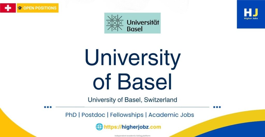 University of Basel, Switzerland campus for academic jobs, PhD, postdoctoral, faculty and research opportunities.