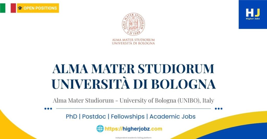 University of Bologna Italy academic jobs, research opportunities, and positions