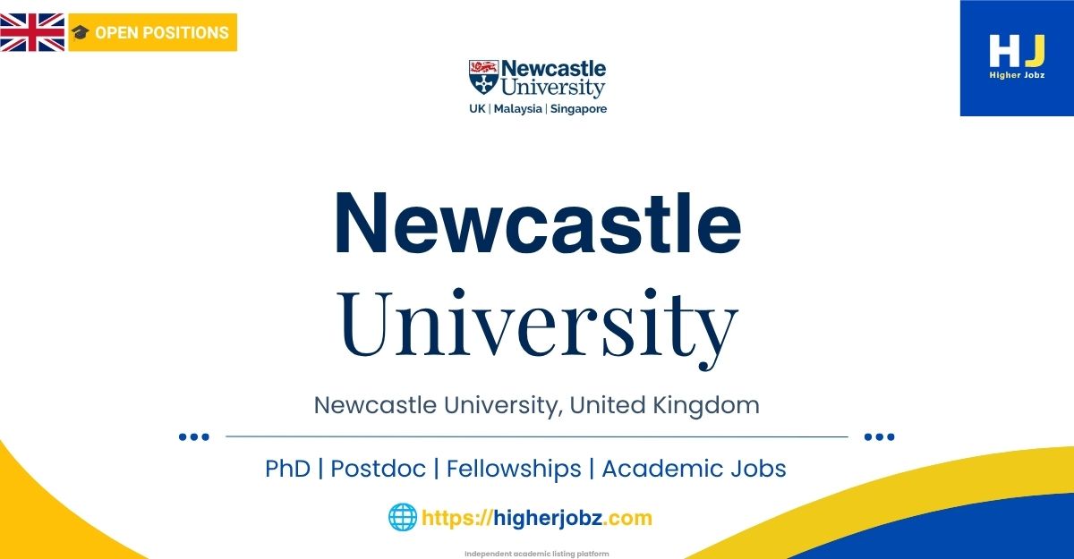 Newcastle University UK academic jobs, research positions and opportunities