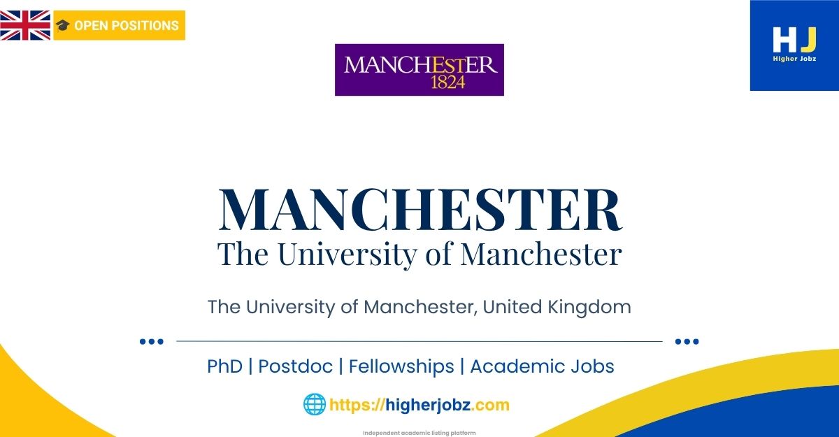 The University of Manchester, United Kingdom campus for academic jobs, PhD and research opportunities