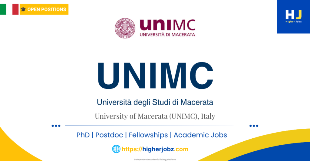 University of Macerata, Italy campus for academic jobs, research, PhD and faculty opportunities