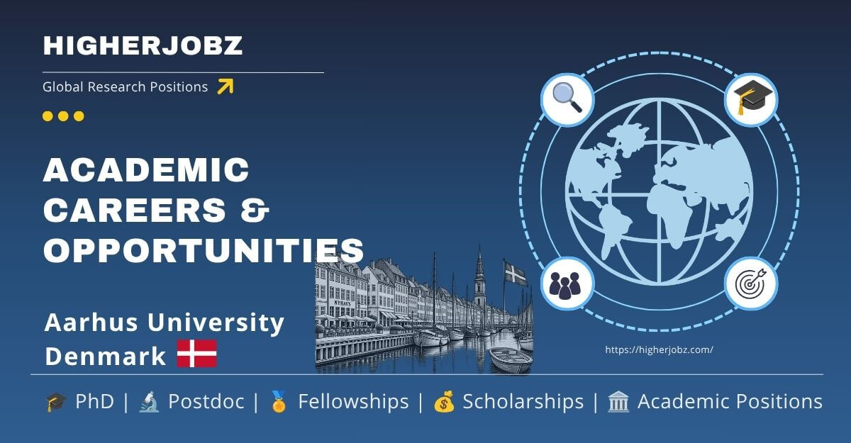 Aarhus University Denmark academic jobs, PhD, postdoctoral and faculty research opportunities