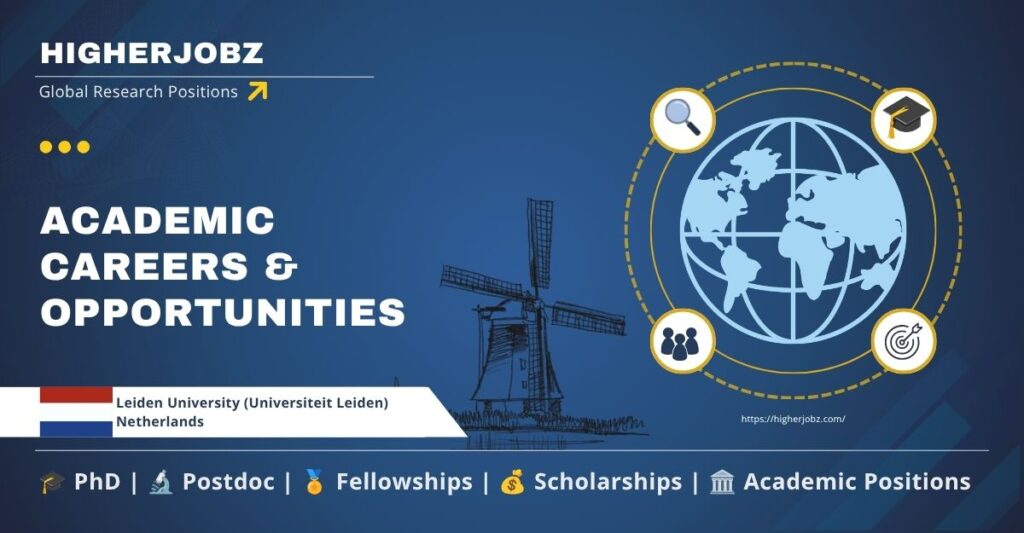 Leiden University Netherlands academic jobs, research and faculty opportunities